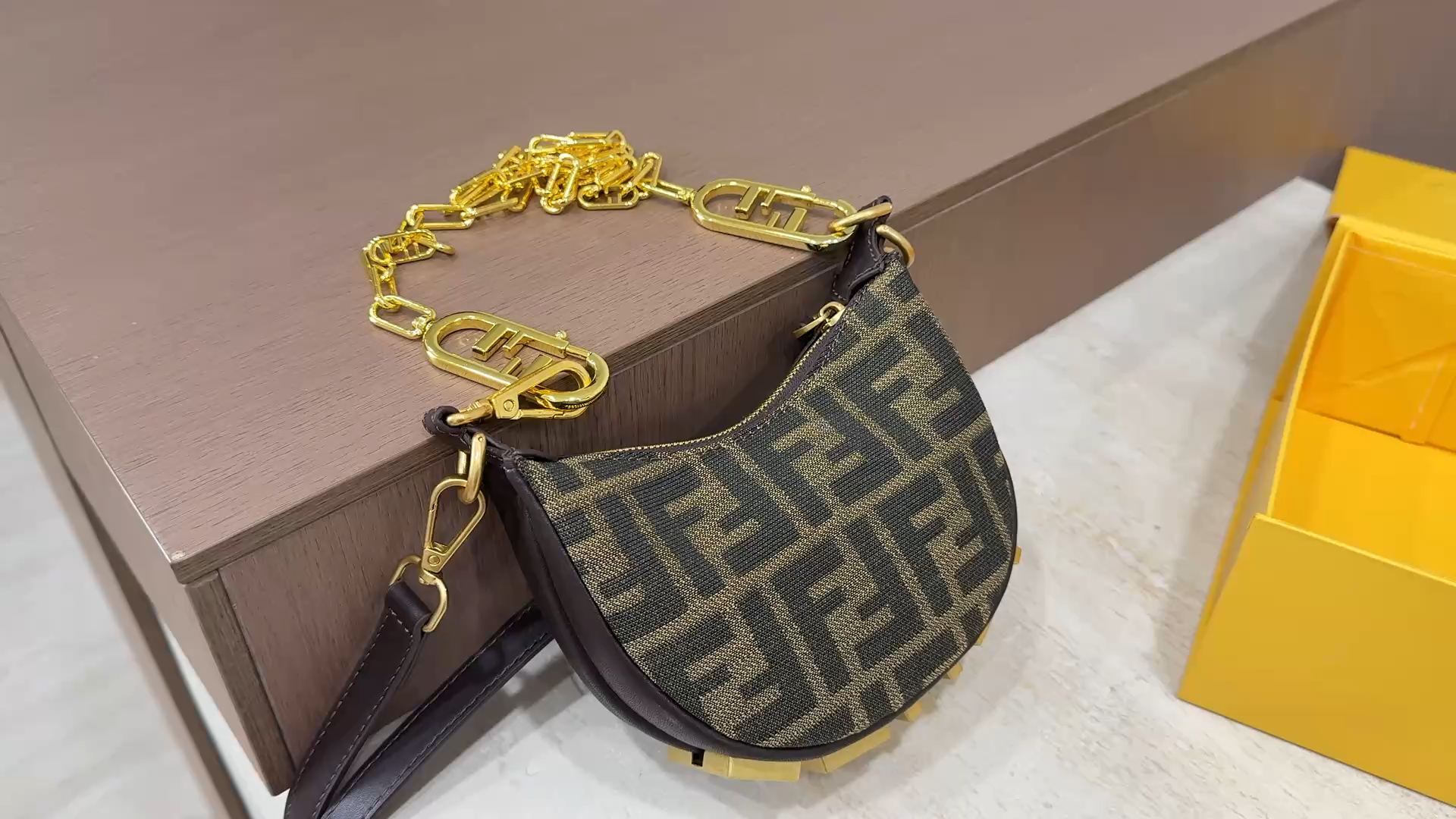 Fendi Mini Half Moon Bag