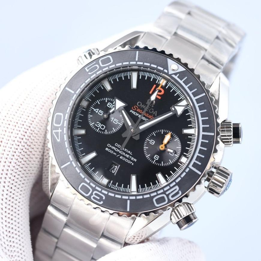 Omega Watch SEAMASTER PLANET OCEAN 600 CHRONOGRAPH BLACK DIAL