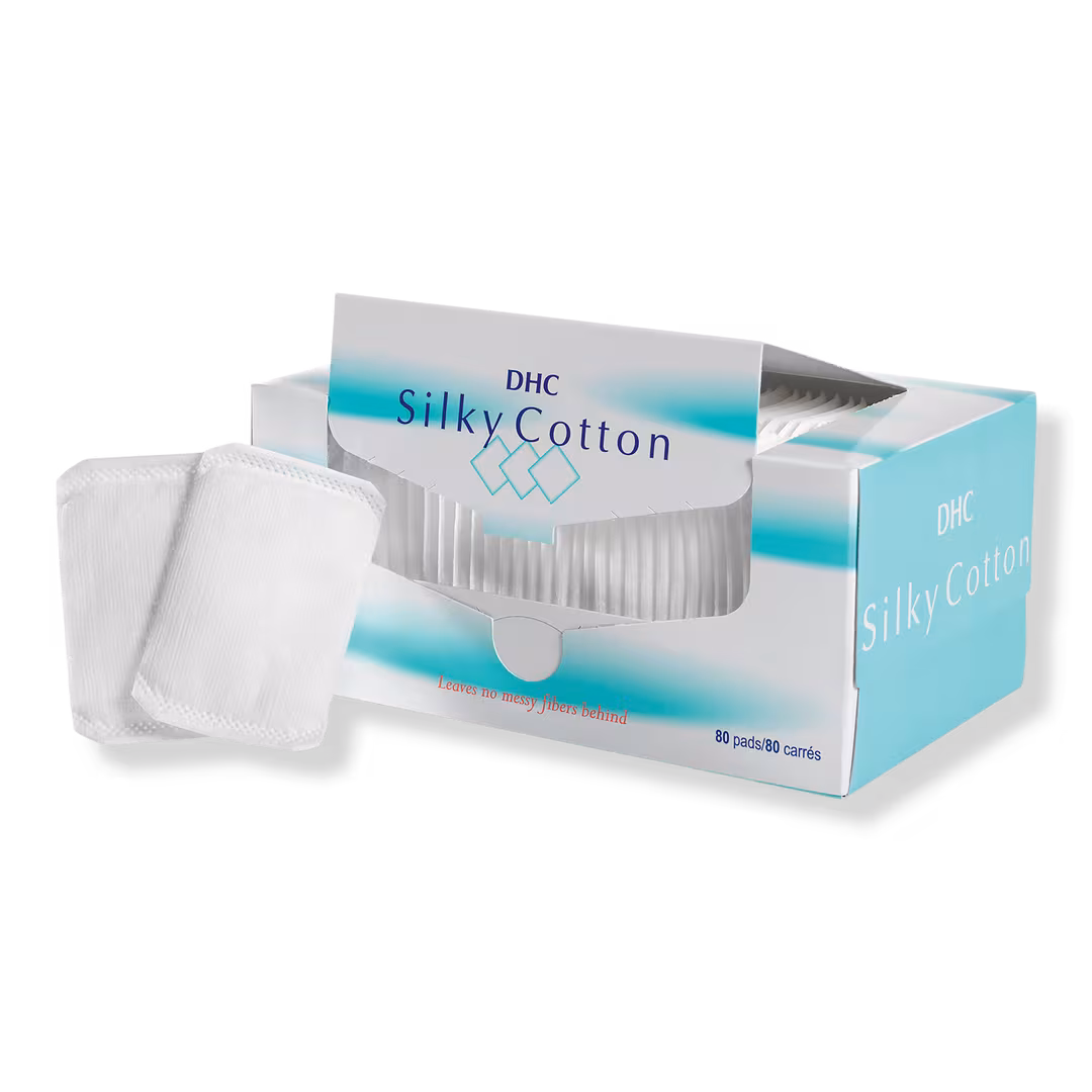 DHC  Silky Cotton Silk-Blend Cosmetic Squares