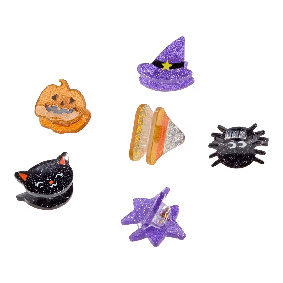 Conair Accessories  Halloween Mixed Acrylic Claw Clips 6 Pack
