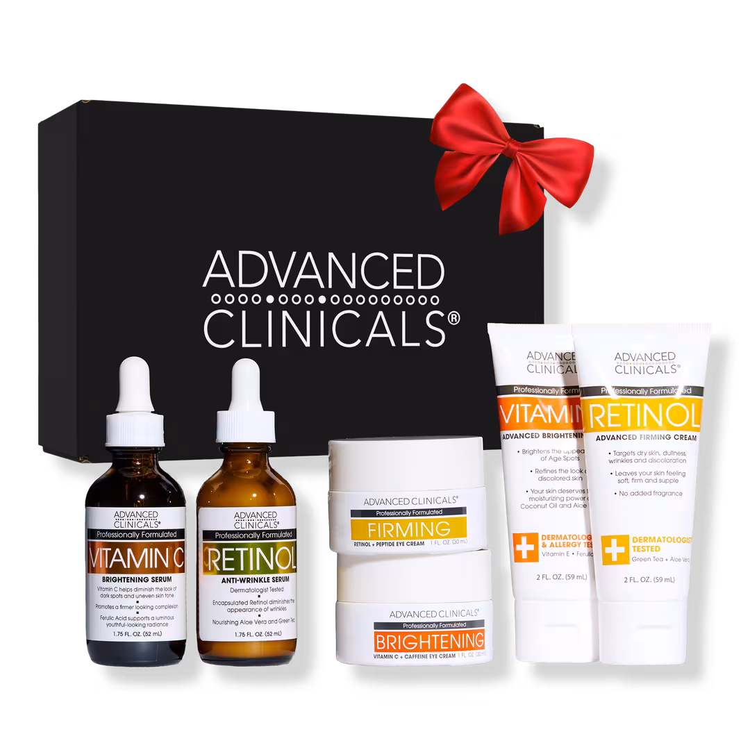 Advanced Clinicals  Day-To-Night Vitamin C + Retinol Gift Set