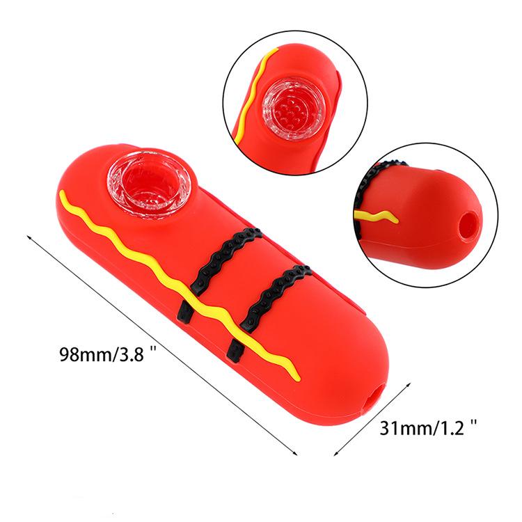 Sausage Silicone Hand Pipe