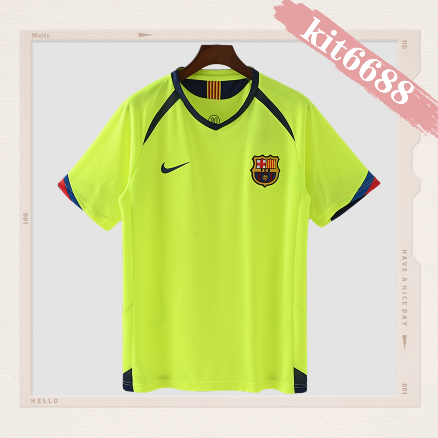 2005/2006 Barcelona Away Retro Football Shirt