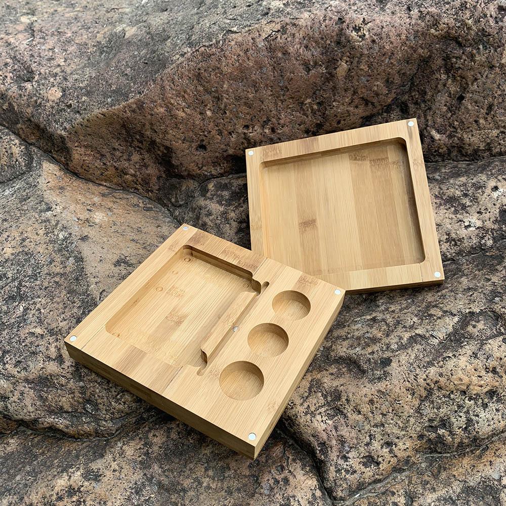 Bamboo Multi Functional Rolling Tray