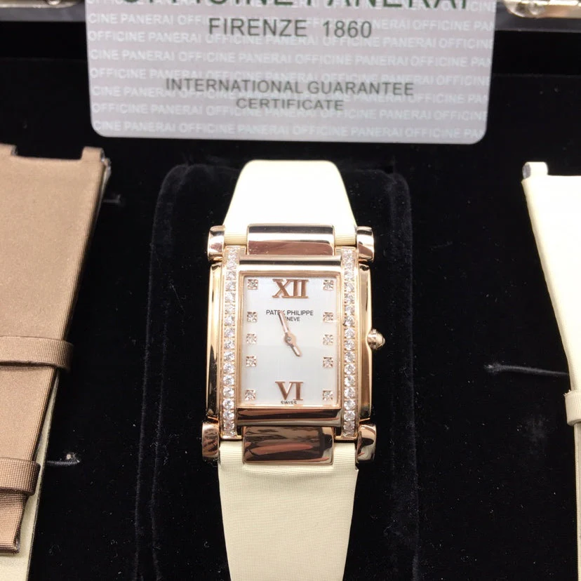PATEK Watch Twenty-Four 25mm Pink Gold Mop Pearl