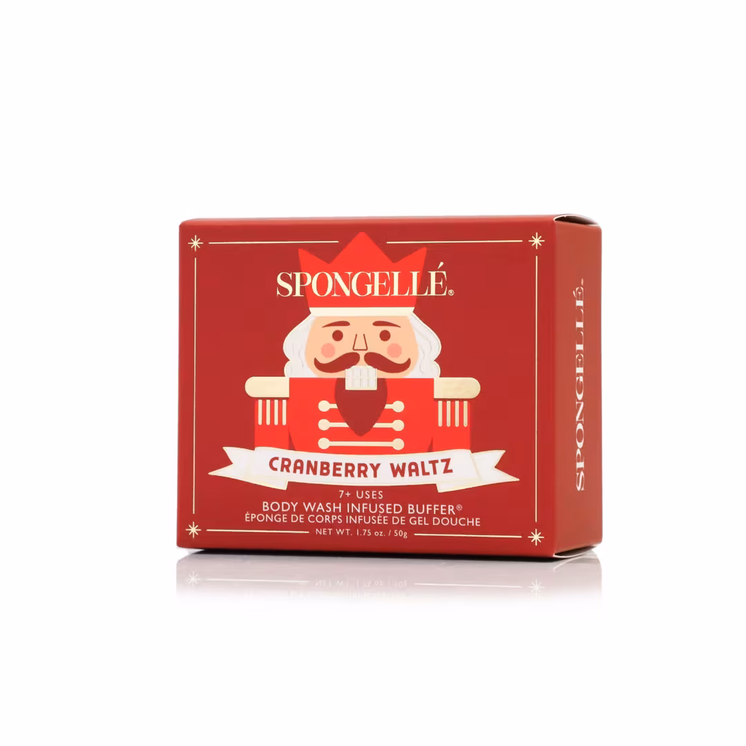 SPONGELLE  Cranberry Waltz Body Wash Infused Buffer