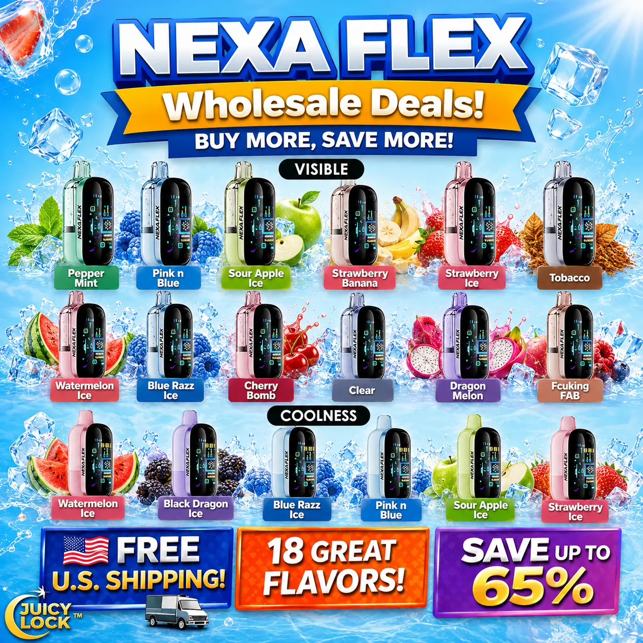 NEXA Wholesale Bulk Deals | Ultra 50K, PIX 35K, FLEX Kit 40K & Ultra II 50K