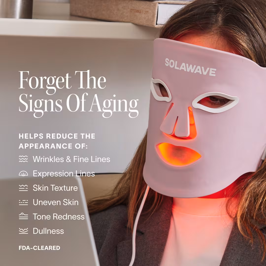 Solawave  Wrinkle Retreat Pro Light Therapy Face Mask