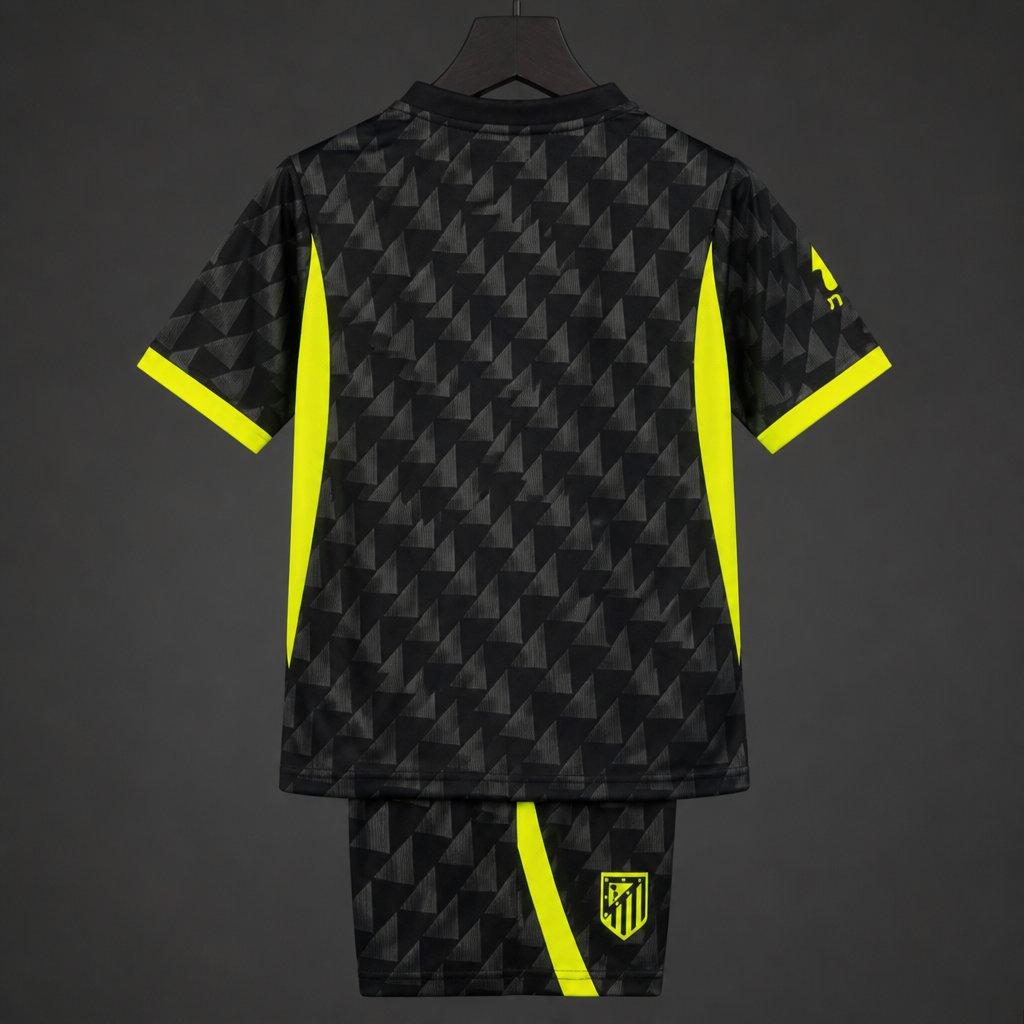 2026/2027 Atletico Madrid Away Football Kids Kit （Adult Kids Kit socks）