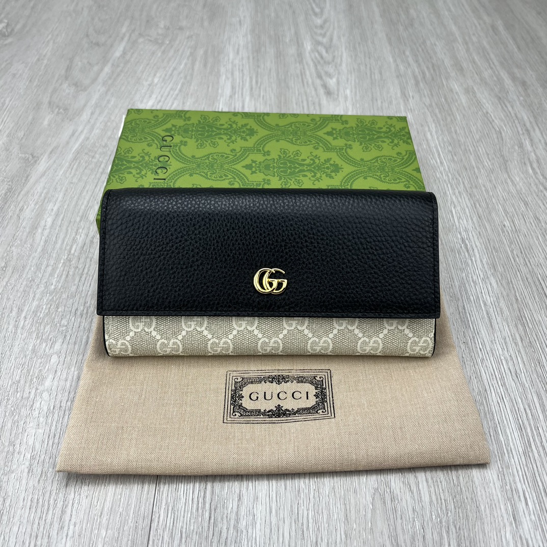 Gucci Wallets Marmont Continental Wallet 456116 LM57 19cm