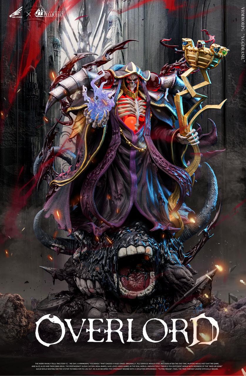 Overlord - Over Lord Ainz Ooal Gown | Resin Statue | by Dream Boat Studio & Time Studio