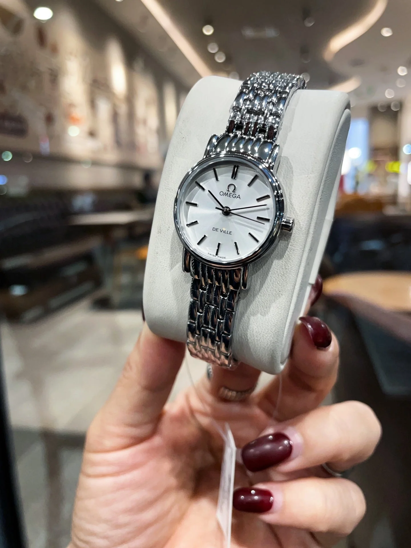 Omega Watch De Ville 26mm Silver White Dial