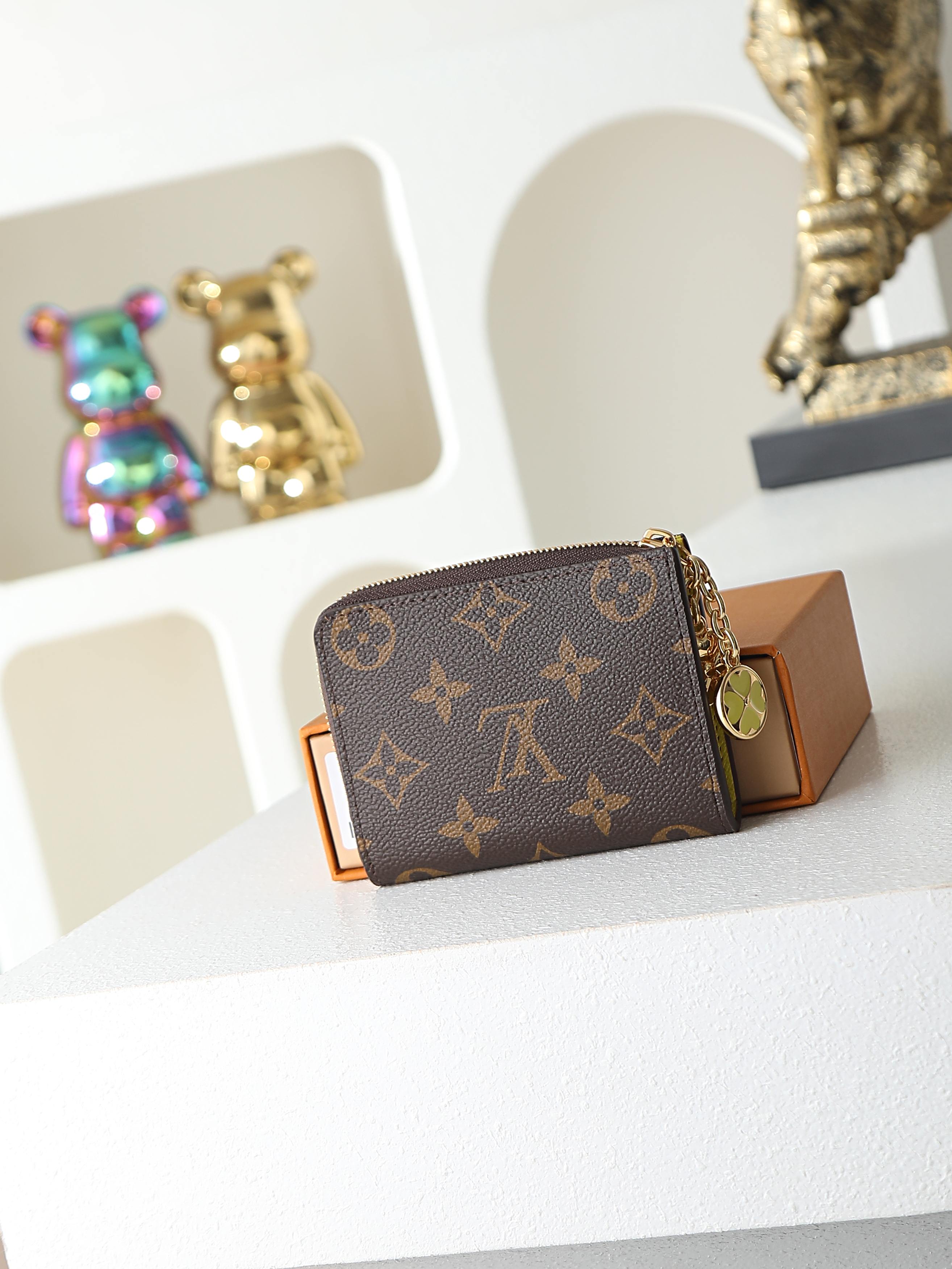 LV Coated Canvas Coin Purse