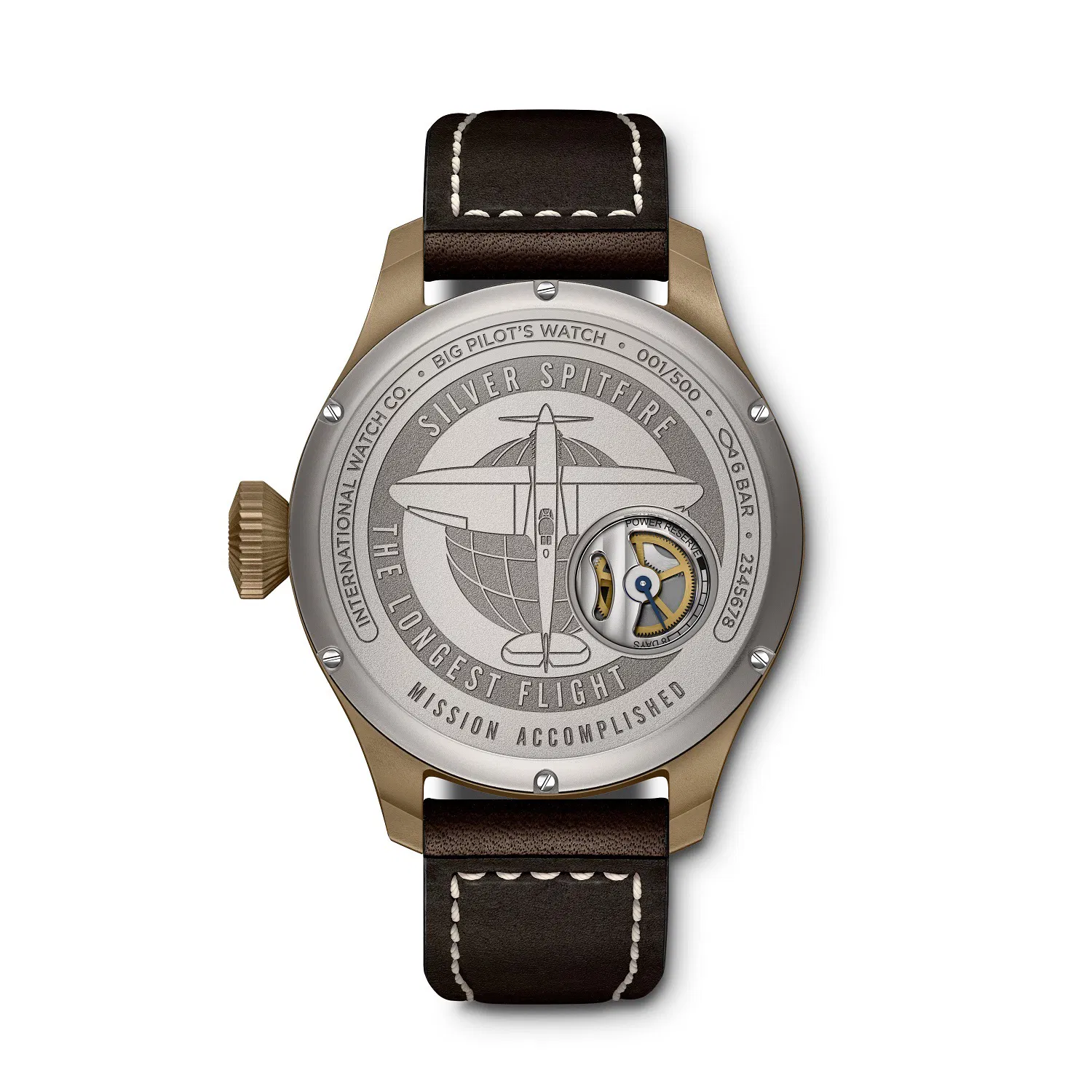 IWC Schaffhausen big Pilots watch big date spitfire edition mission accomplished iw510506