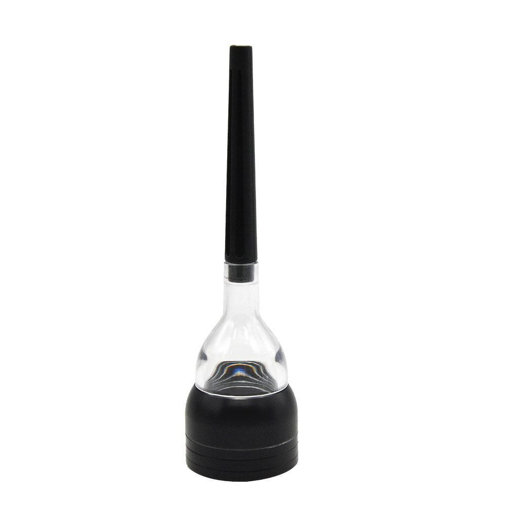 Aluminium Funnel 3 Layer Herb Grinder W/Roll Tube For Pre-Roll Cones (4 Colors)