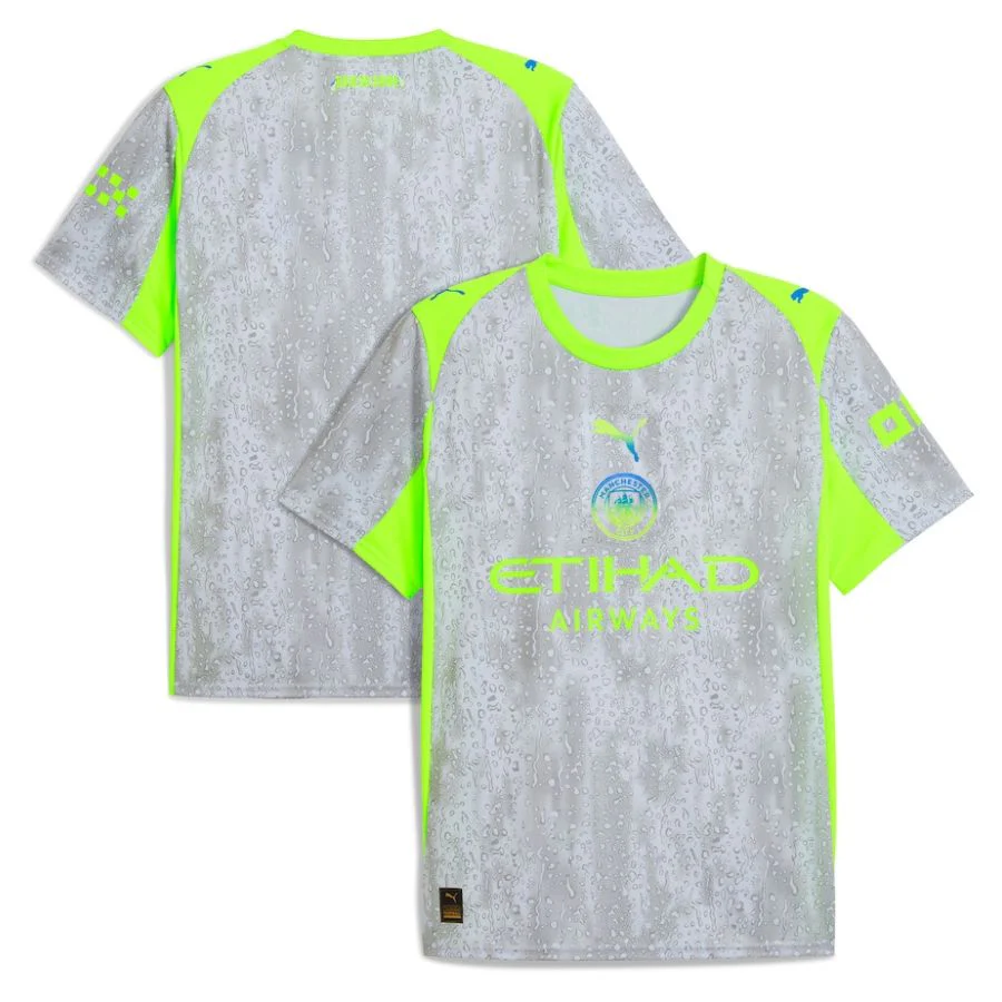 Manchester City Third Jersey Men 2025 2026 Grey