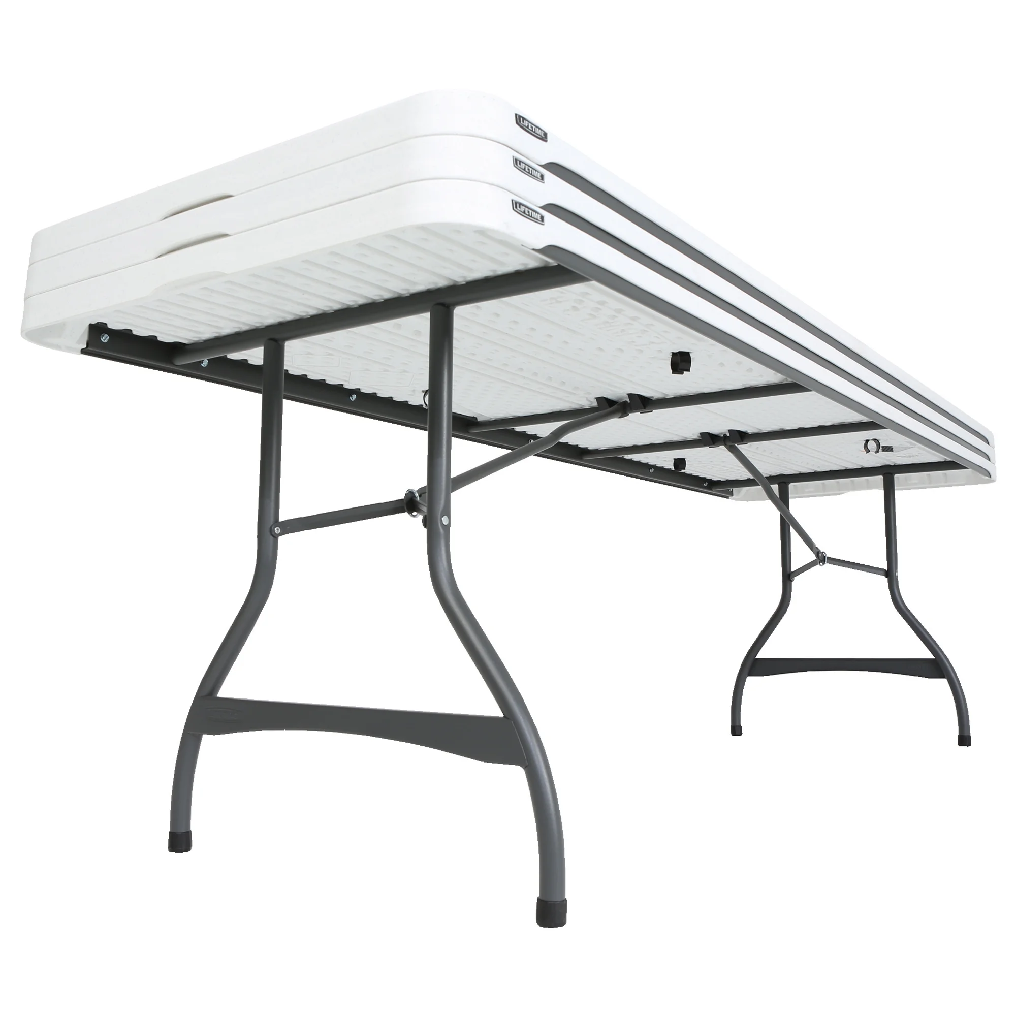 Lifetime 8 ft. Commercial Nesting Rectangle Folding Table for Indoor/Outdoor Use