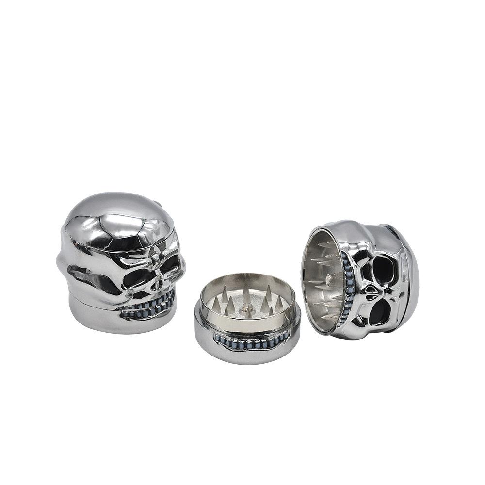 Skull Metal Weed Grinder 3 Layer
