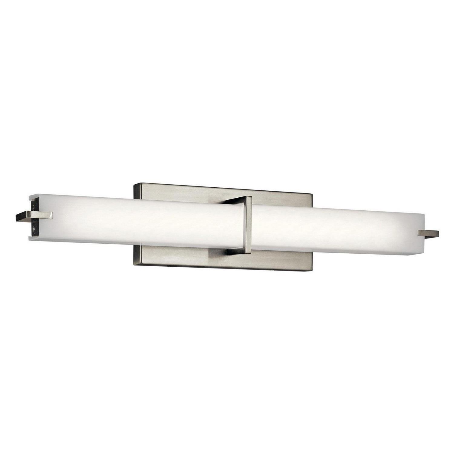 1 Light Linear Bath Vanity Approved For Damp Locations With Transitional Inspirations 4.75 Inches Tall By 49.25 Inches Wide Kichler Lighting