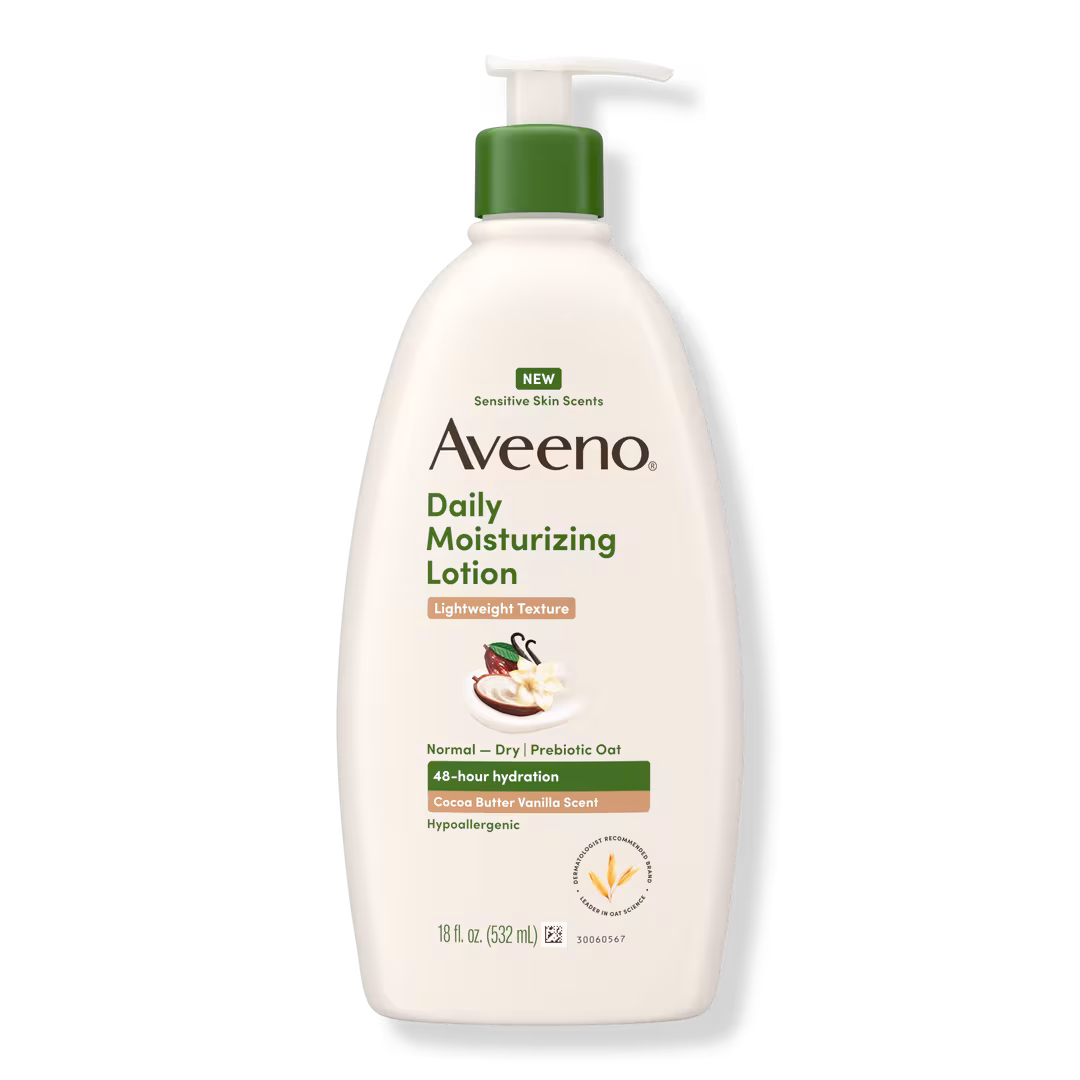 Aveeno  Daily Moisturizing Body Lotion Cocoa Butter Vanilla
