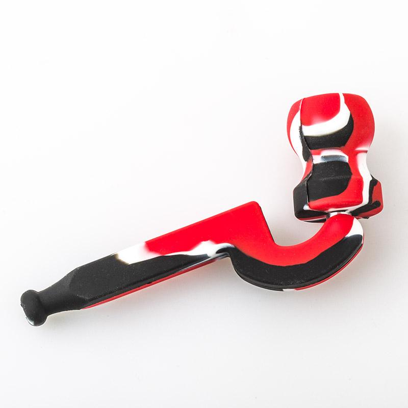 Camouflage Silicone Sherlock Weed Pipe (Random Color)