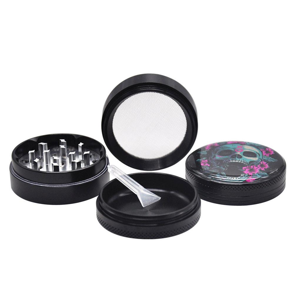 Ghost Aluminum Alloy Herb Grinder 4 Layer