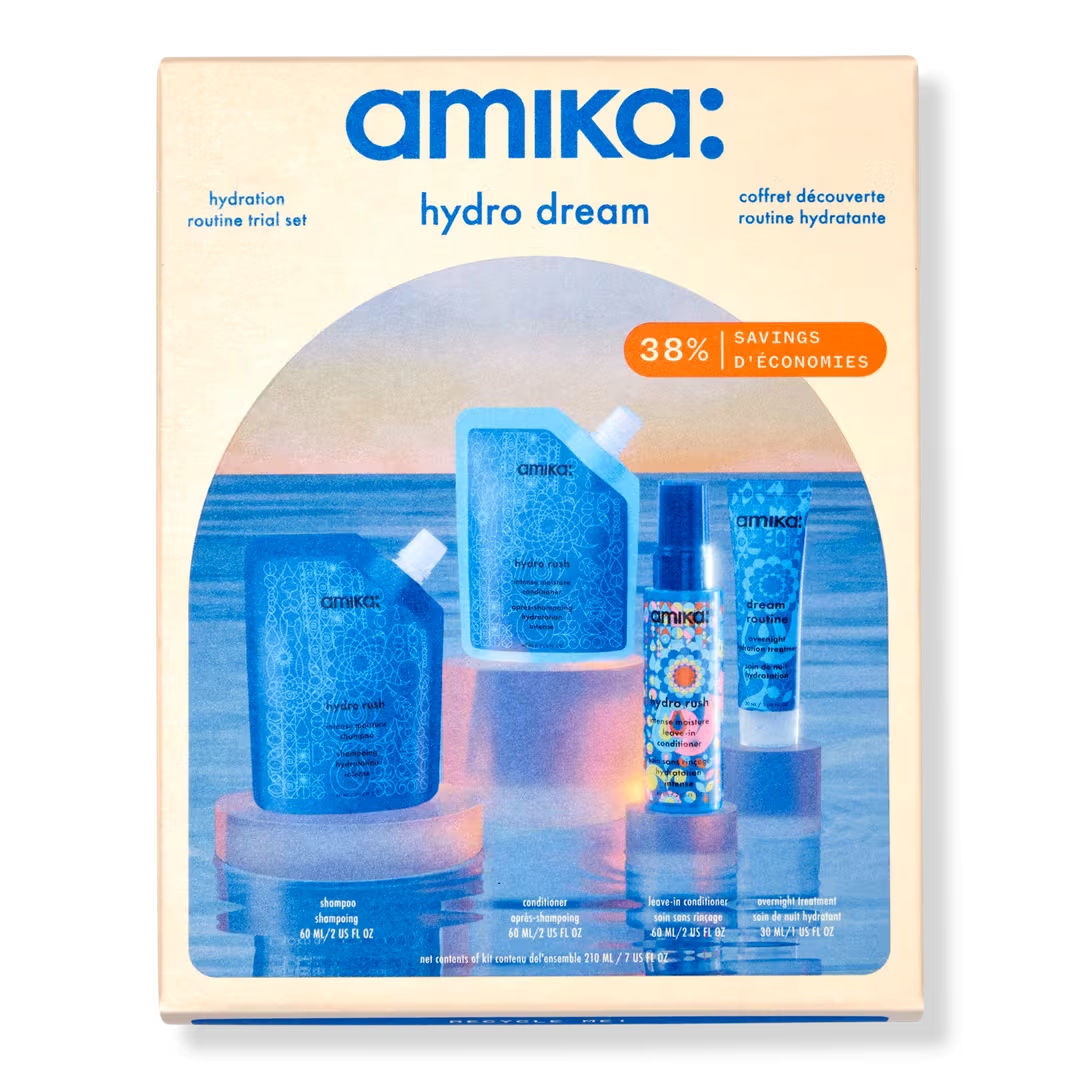 amika  Hydro Dream Hydration Routine Trial Set