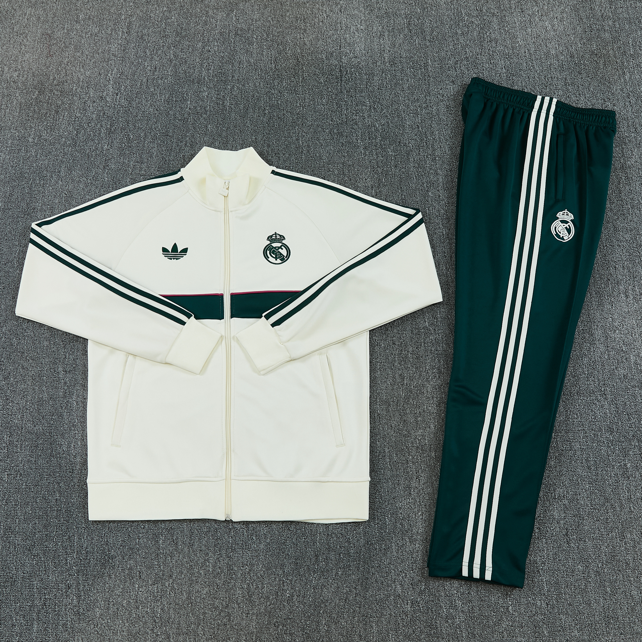 2026/2027 Real Madrid Full Zipper Training Suit (Adult Set)
