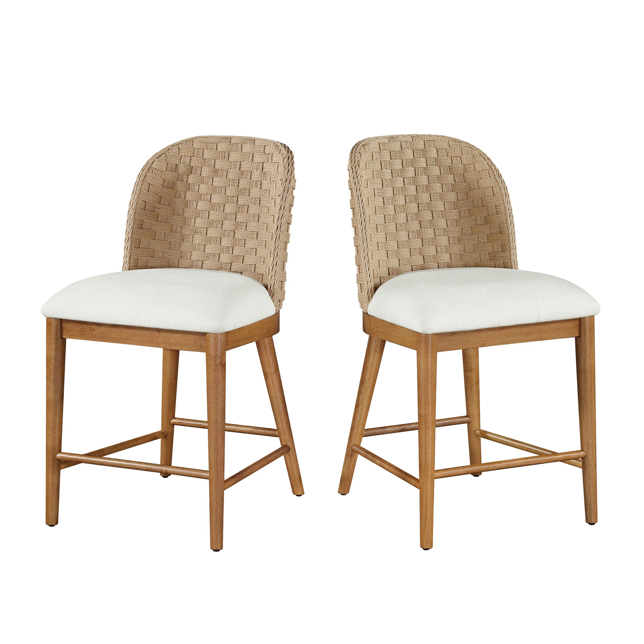 My Texas House Saylor Counter Height Barstools, Set of 2
