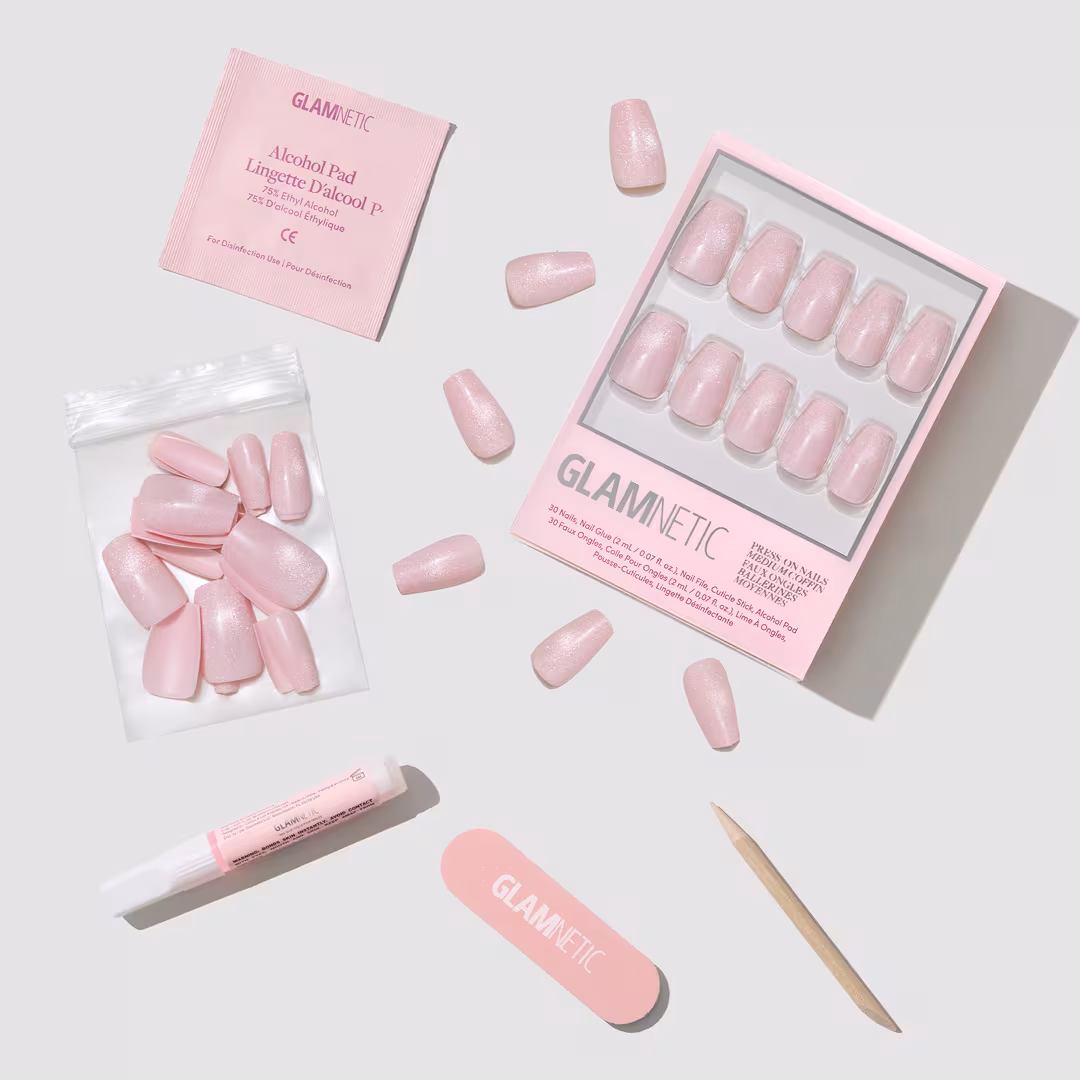 Glamnetic  Pink Secret Press-On Nails