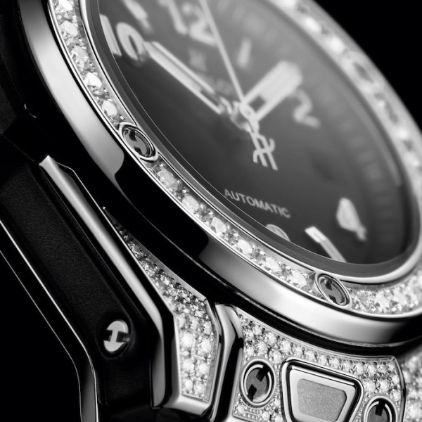 Replica Hublot Big Bang Women Automatic Black Rubber Watch 485.SX.1170.RX.1604