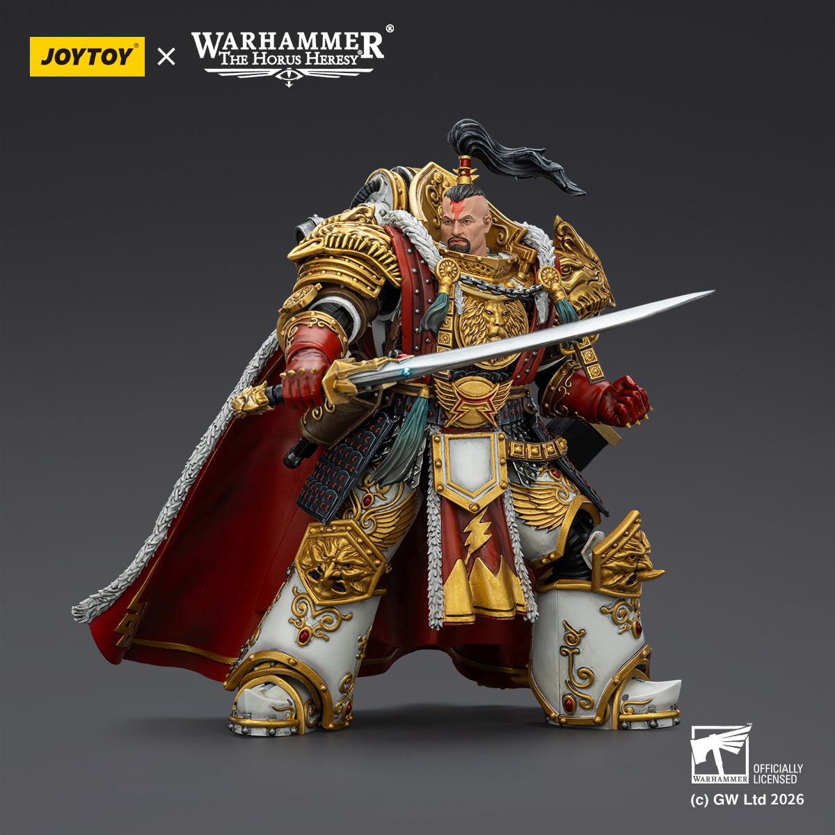 JOYTOY JT03363 Warhammer The Horus Heresy 1: 18 White Scars Jaghatai Khan Primarch of the Vth Legion - JOYTOY WORLD