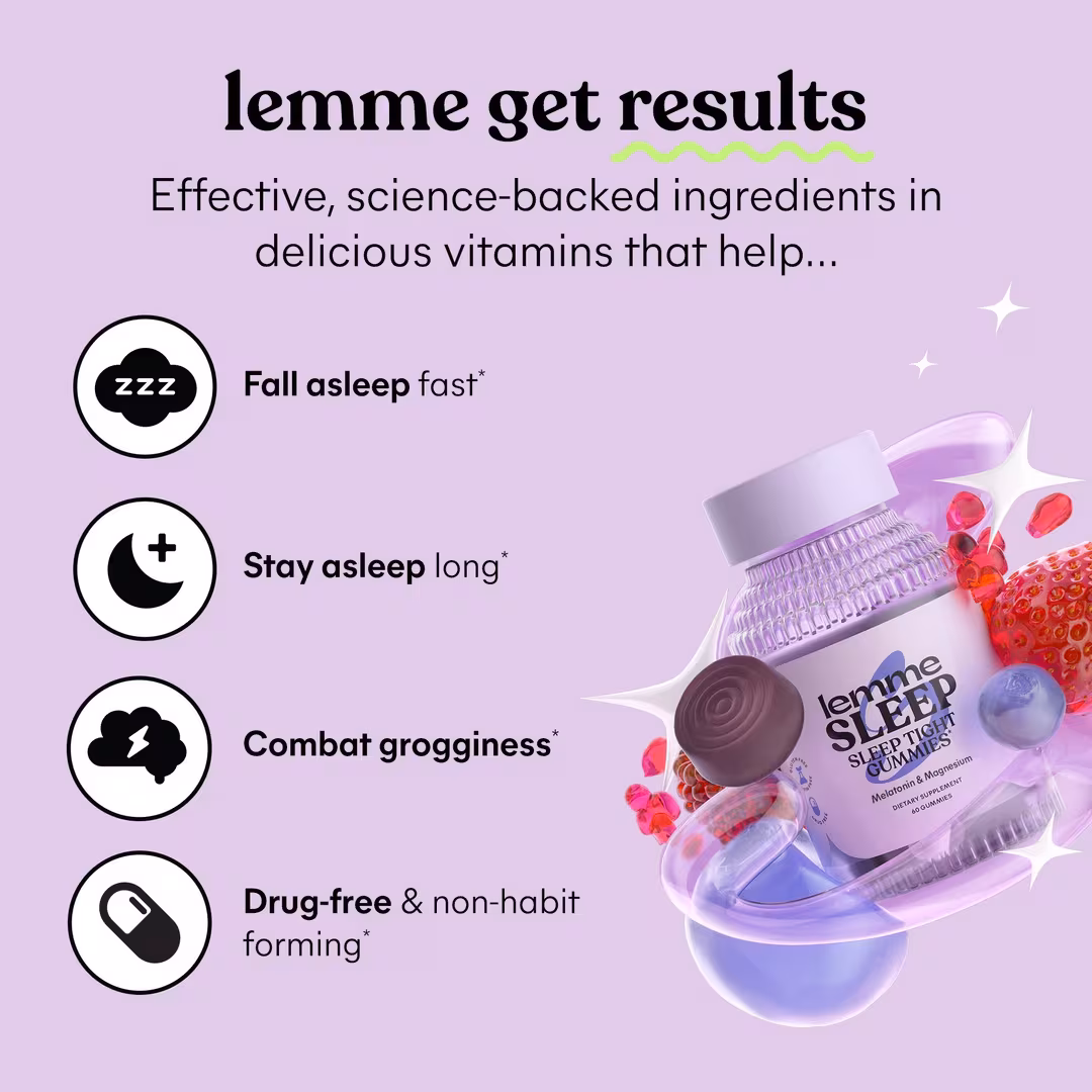 Lemme  Sleep: Sleep Tight Gummies
