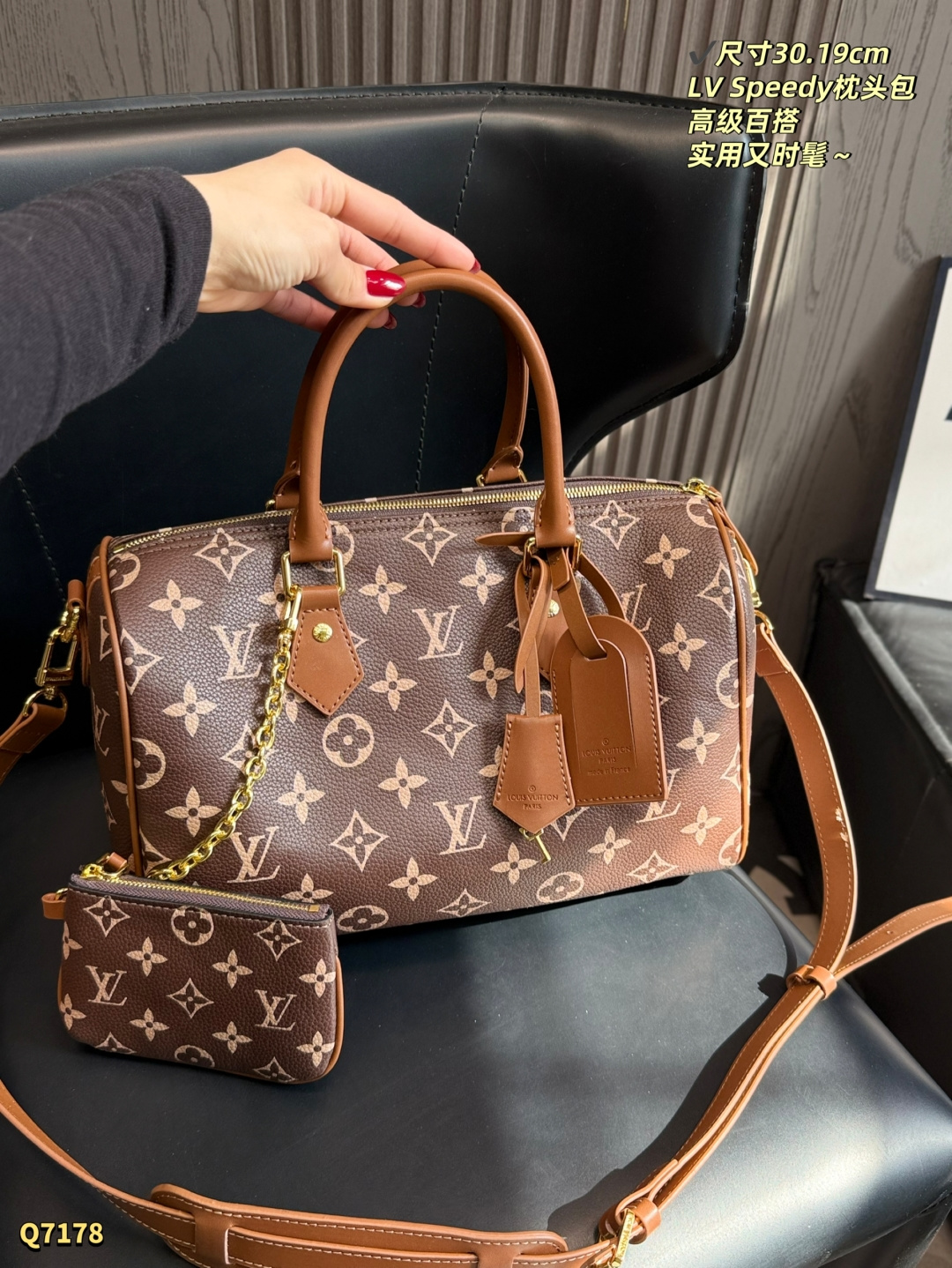 LV Speedy P9 Bandoulière 30 Monogram Bag