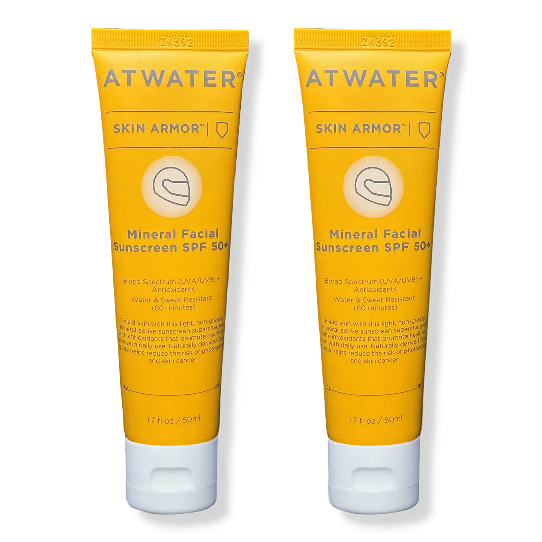 ATWATER  Skin Armor Mineral Facial Sunscreen Moisturizer SPF50+