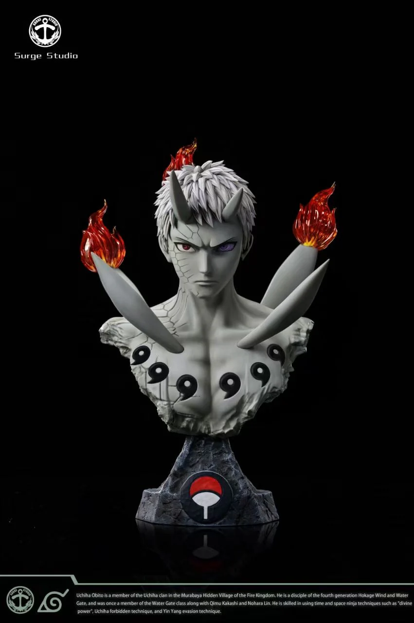 Surge Studio - Six Path Madara & Six Path Obito Bust | 六道斑 六道带土胸像