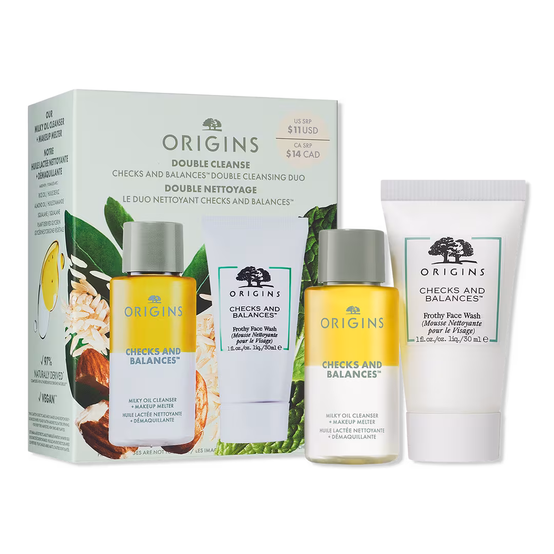Origins  Double Cleanse Checks and Balances Double Cleansing Duo