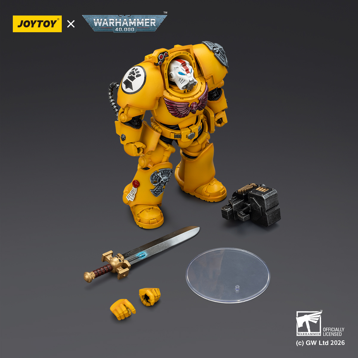 JOYTOY Warhammer 40k 1: 18 Imperial Fists Terminators - JOYTOY WORLD