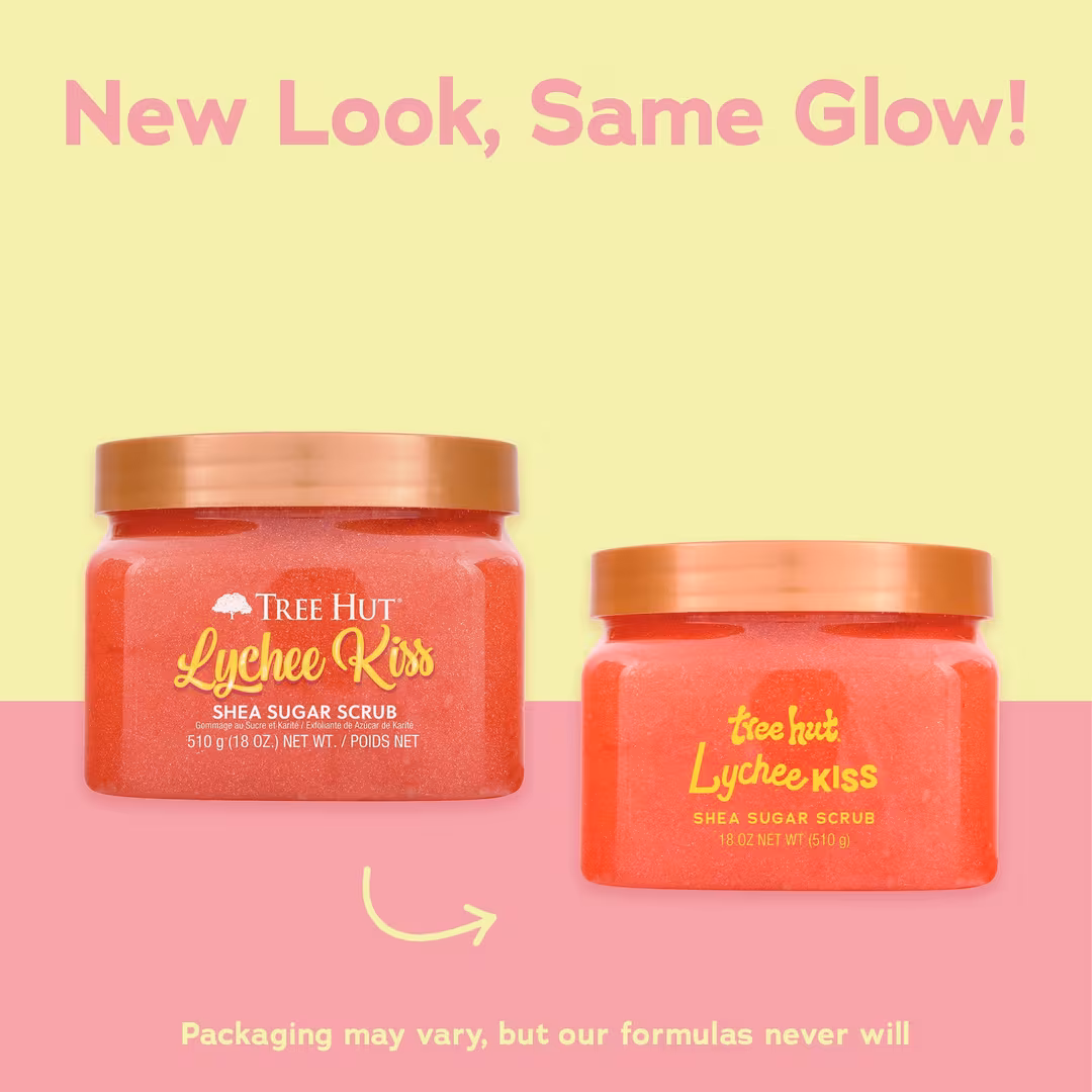 Tree Hut  Lychee Kiss Shea Sugar Scrub
