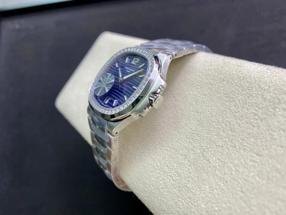 PATEK Watch Nautilus 35mm Silver Blue Dial