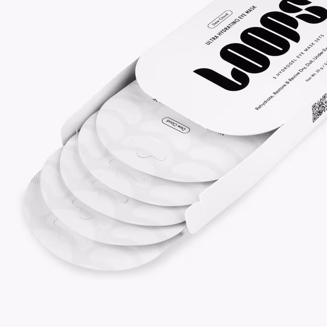 LOOPS  Dew Cloud Ultra Hydrating Hydrogel Eye Mask Set