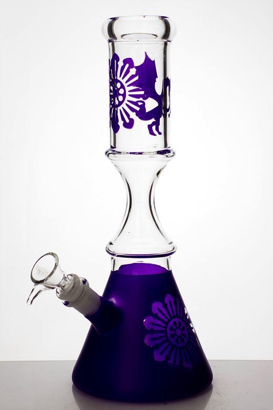 12 Color Coated Slim Neck Bong