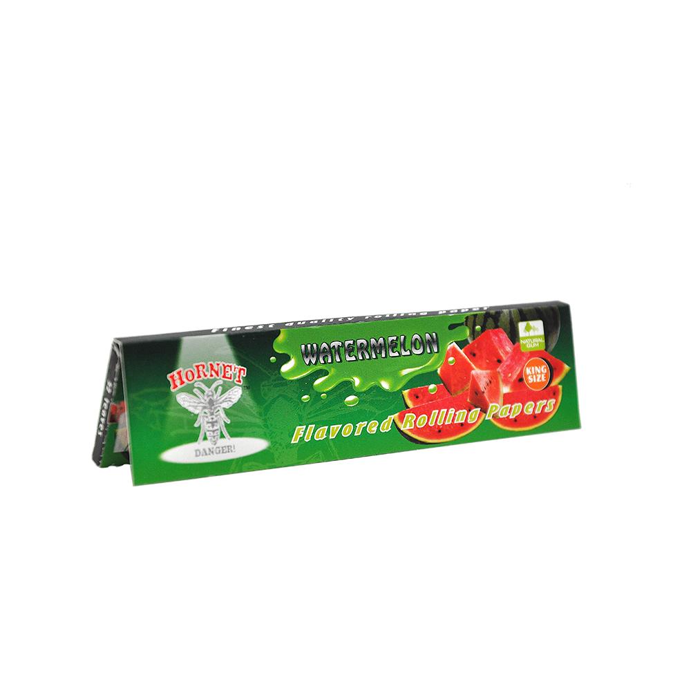 Hornet Kingsize Watermelon Flavored Rolling Paper 5 Booklets