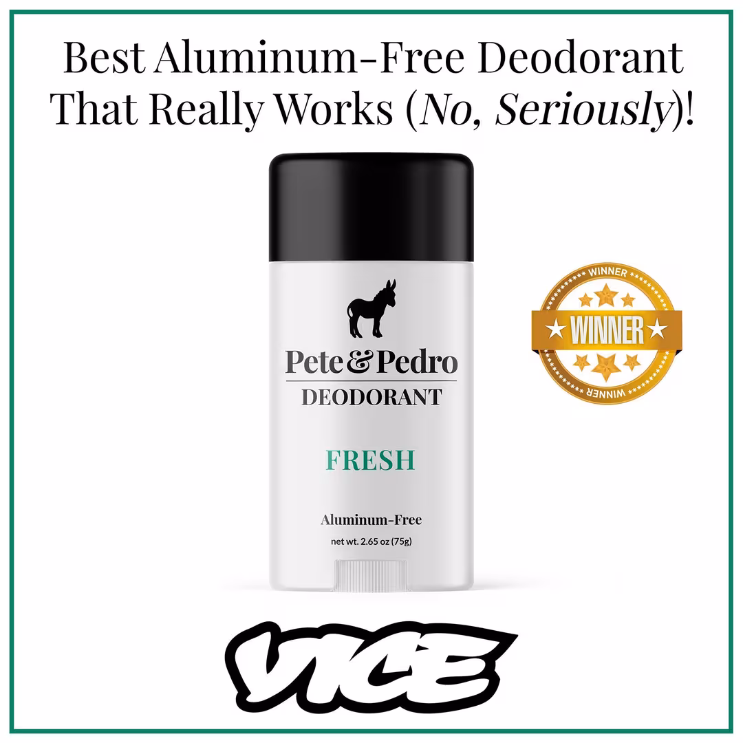 Pete & Pedro  FRESH Natural Aluminum-Free Eucalyptus Deodorant