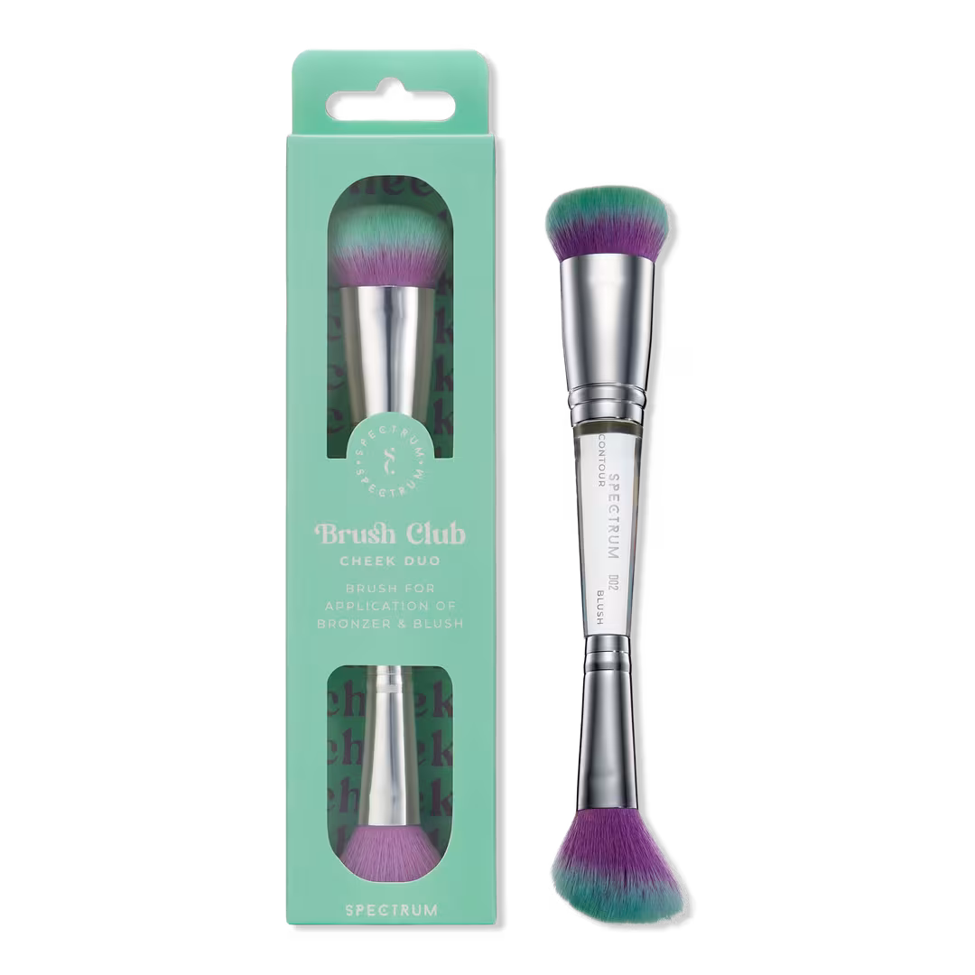 Spectrum  Brush Club Cheek Dual-Ended Brush