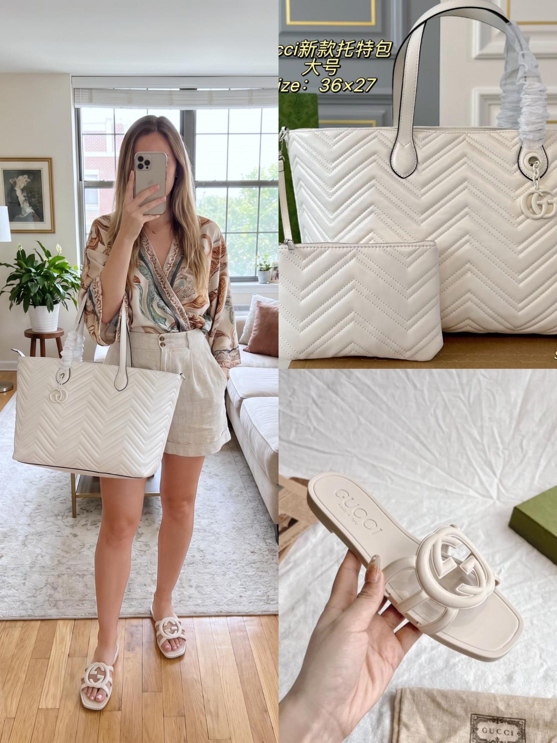 Gucci Shoes & Bag Set