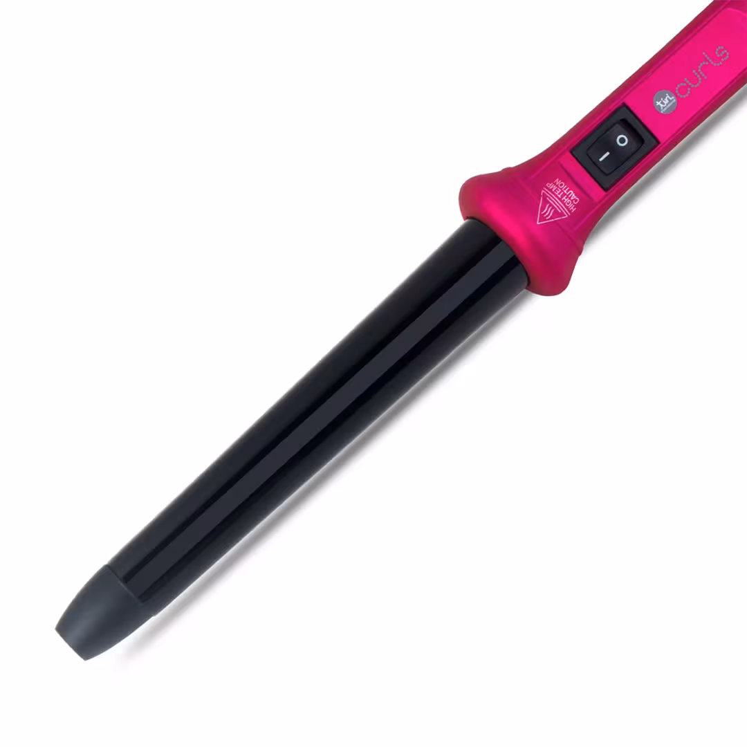 Tiri Pro  Revolution Clipless Graduated Curling Iron with Heat Glove