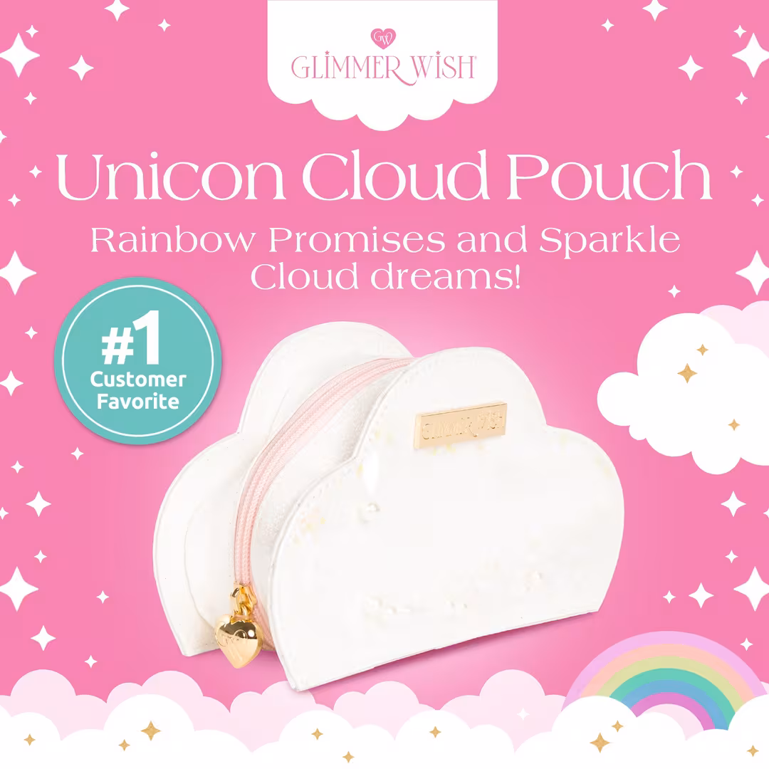 Glimmer Wish  Unicorn Cloud Pouch