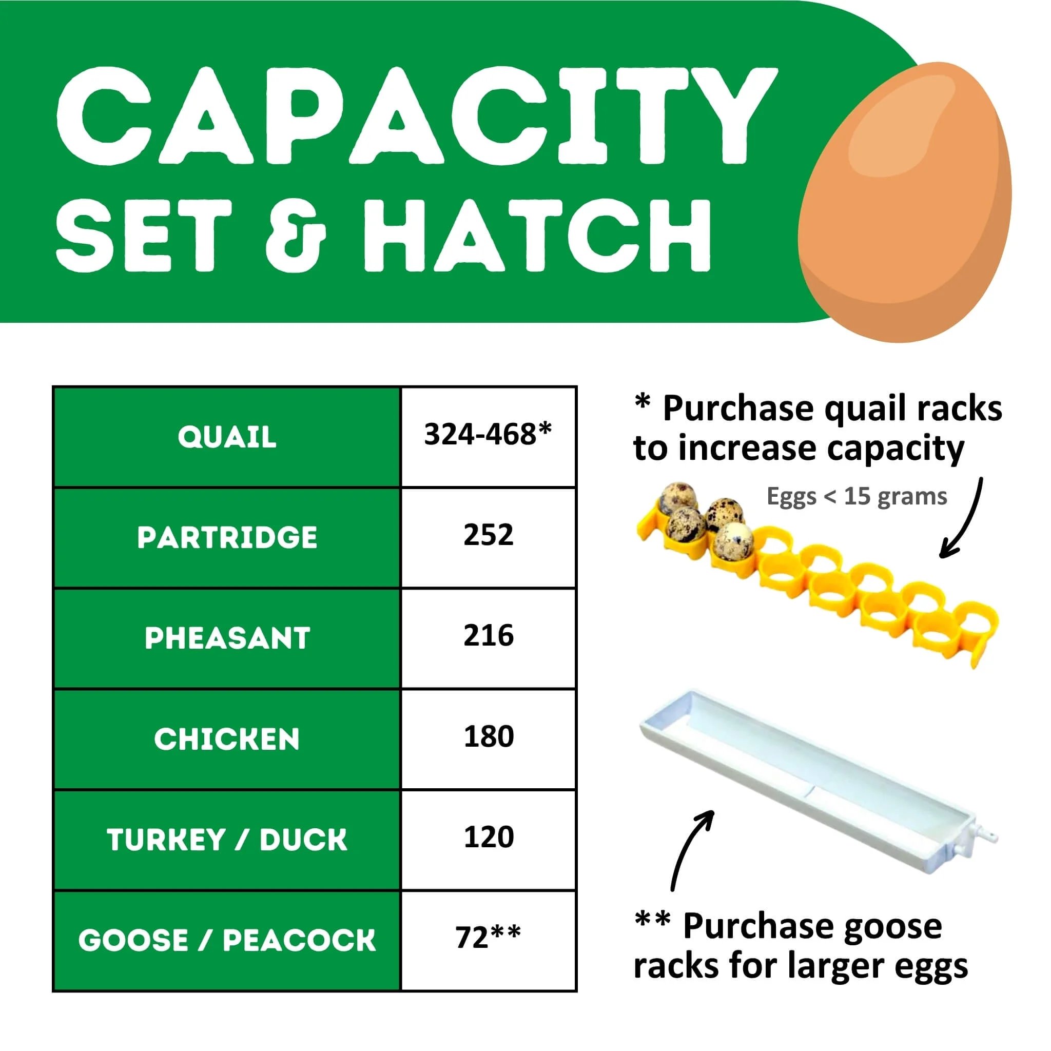 CT180SH Egg Incubator with Automatic Egg Turning & Perfect Humidity Controls, Set & Forget Design, Cabinet Incubators for Hatching Eggs, Incubate and Hatch 180 Chicken Eggs | Hatching Time