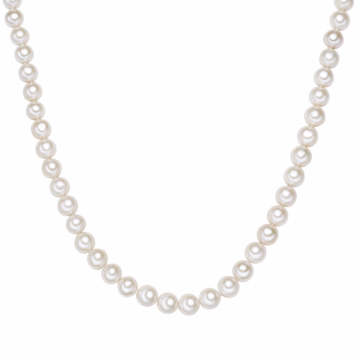 Perlen-Kette aus Sterling Silber in silber mit Süßwasser-Zuchtperle